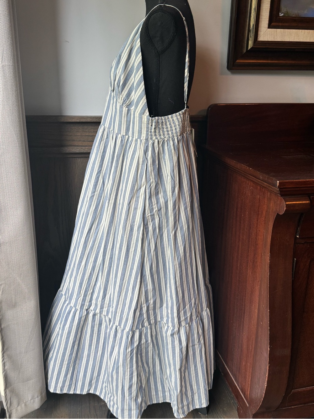 a new day Blue and White Striped Maxi Dress - Picture 3 of 9